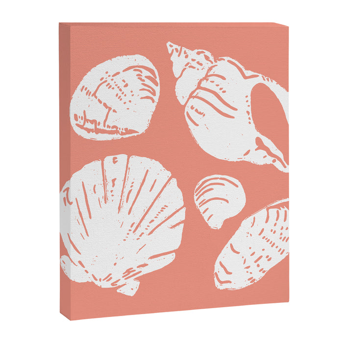 Shells . Coral Canvas Print Gallery Image 1