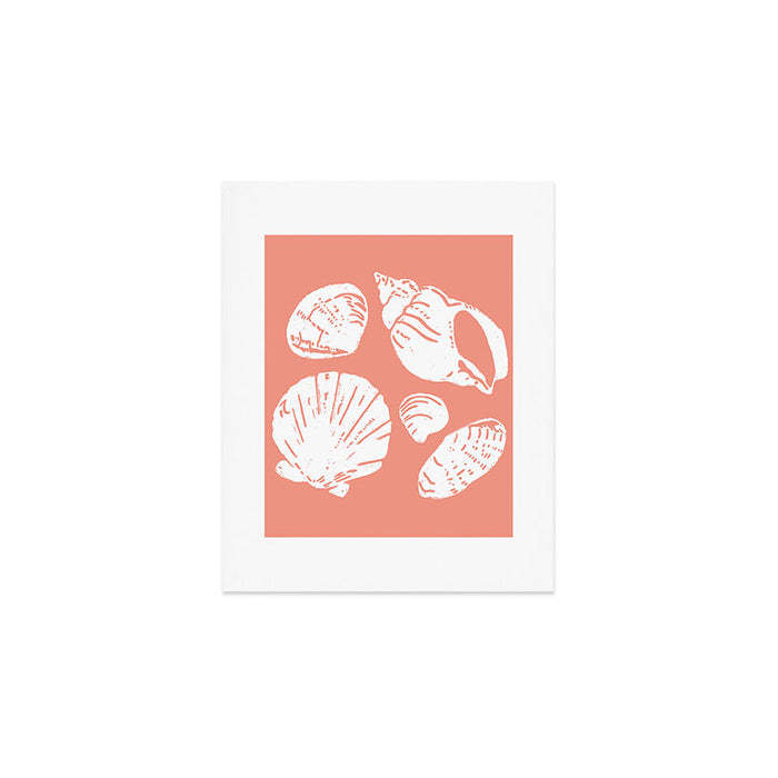 Shells . Coral Art Print Gallery Image 1