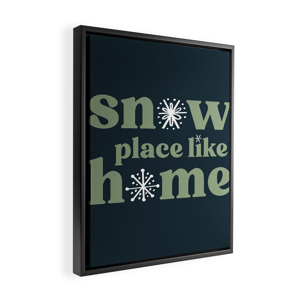 Snow Place Like Home Framed Canvas Print Gallery Image 2