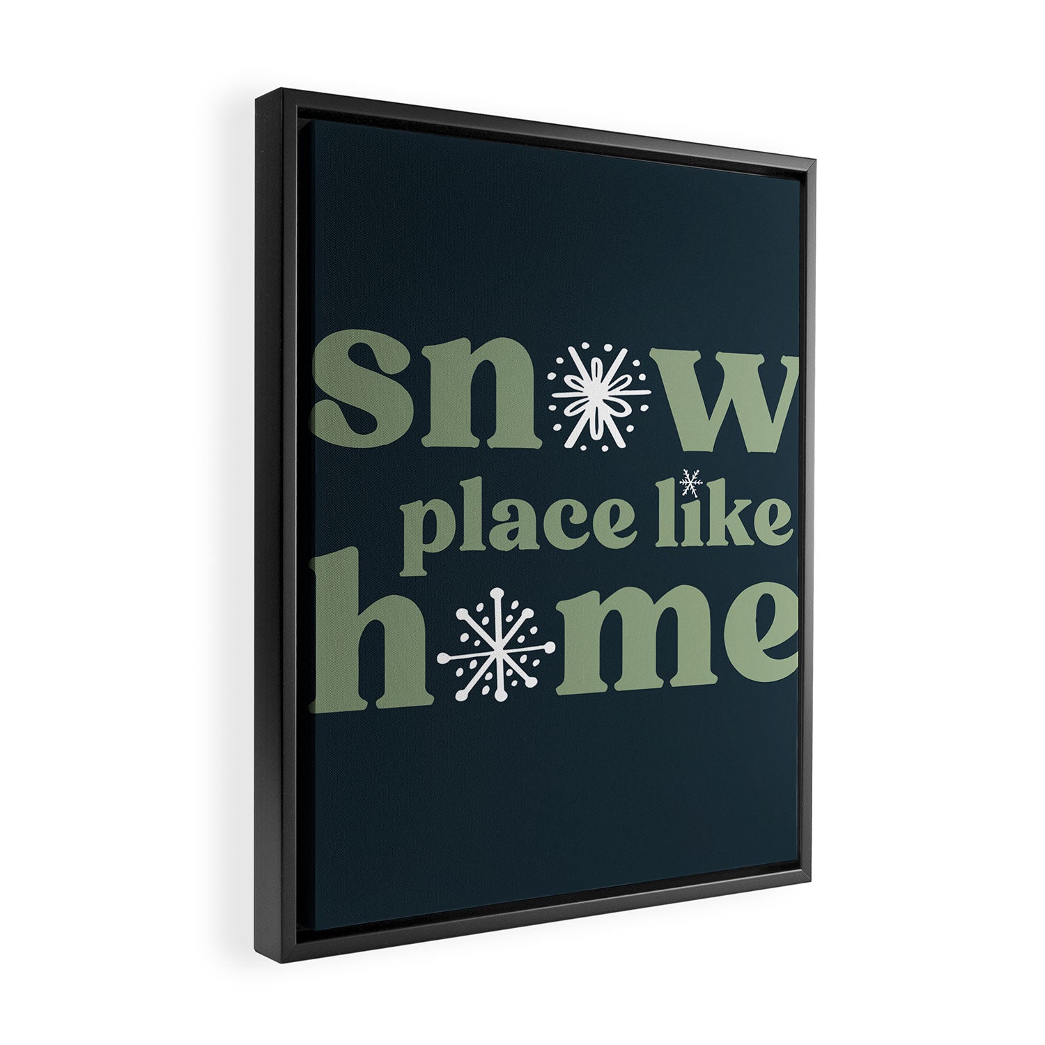 Snow Place Like Home Framed Canvas Print Gallery Image 2
