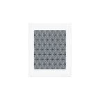 Stacked Arrows Navy and White Art Print Gallery Image 1