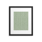 Stacked Arrows . Sage Green Framed Art Print Gallery Image 6