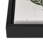 Stamped Floral Framed Canvas Print Gallery Image 3