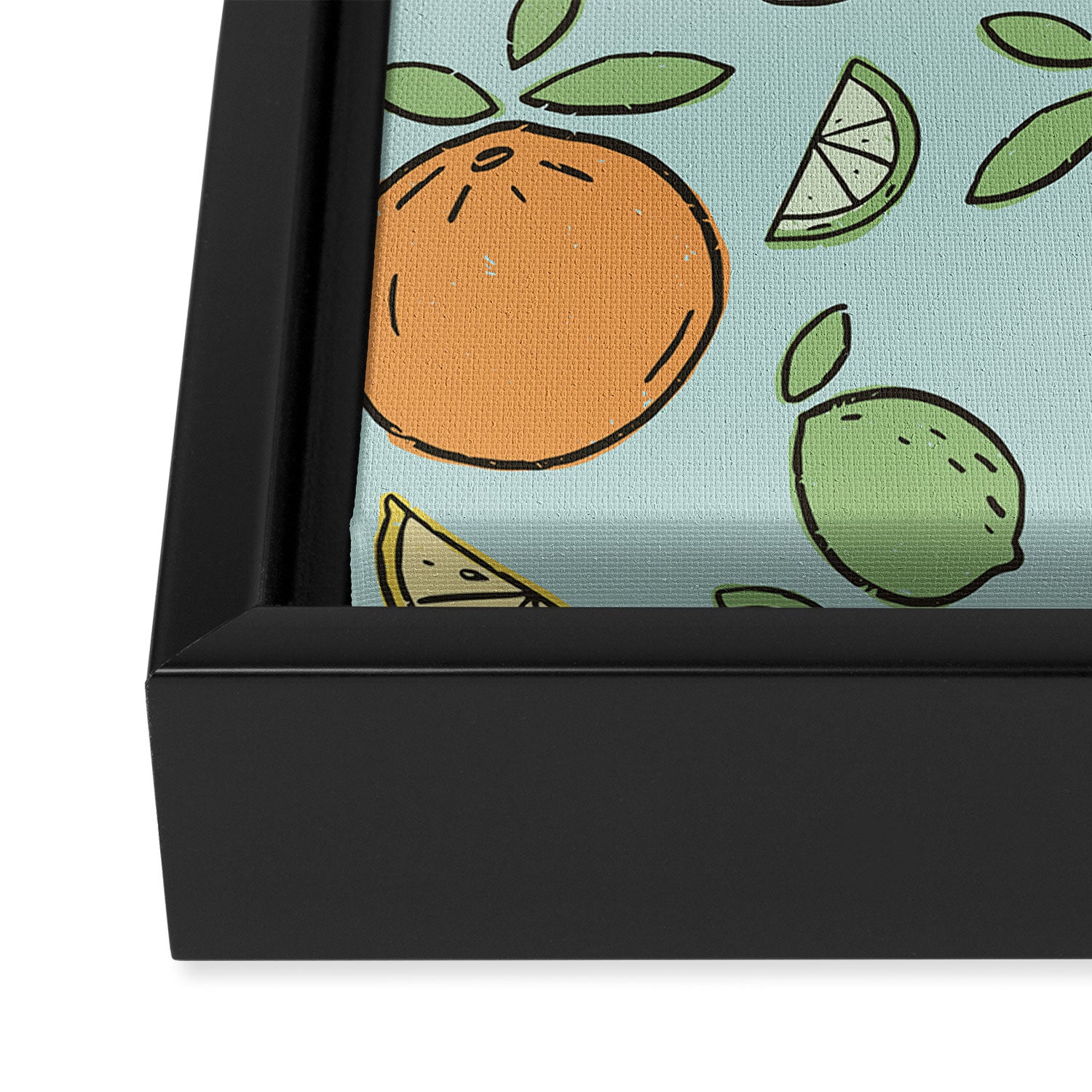 Summer Citrus Framed Canvas Print Gallery Image 3