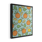 Summer Citrus Framed Canvas Print Gallery Image 2