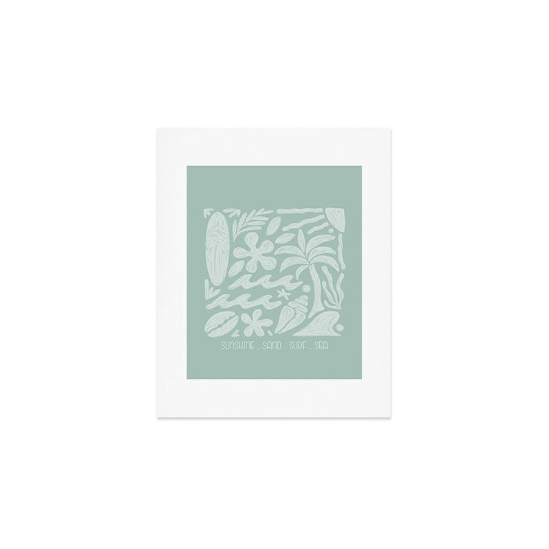 Sunshine and Surf Art Print Gallery Image 1