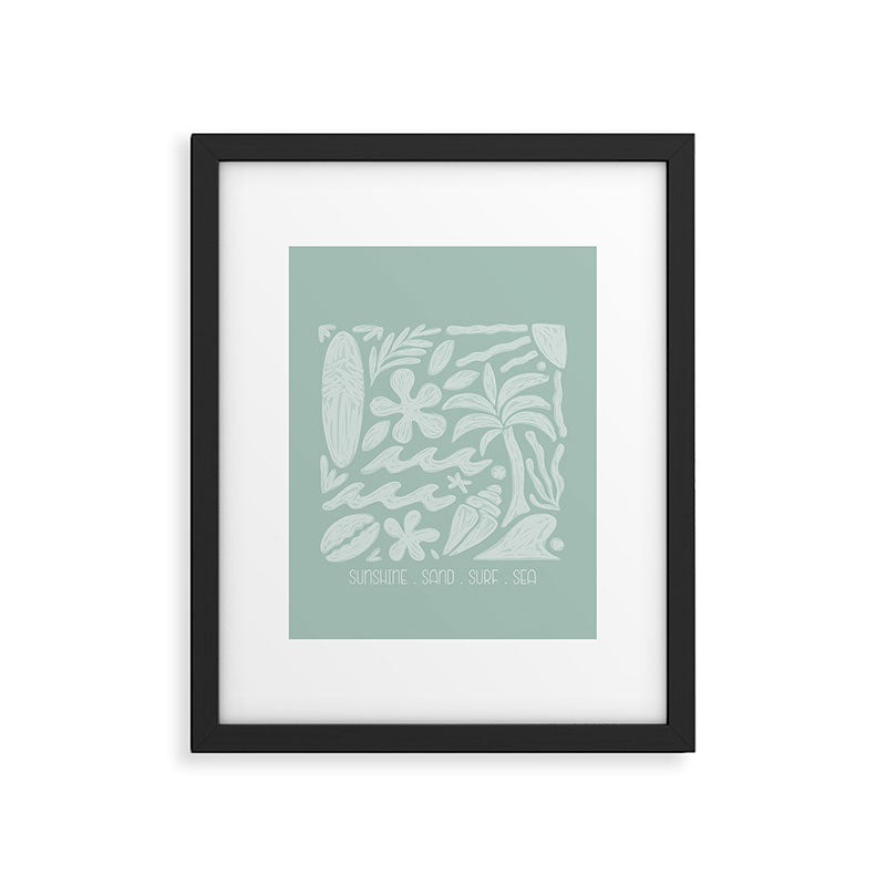 Sunshine and Surf Framed Art Print Gallery Image 6