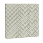 Surfside Deco . Lush Green on Neutral Canvas Print Gallery Image 3