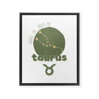 Taurus Constellation Framed Canvas Print Gallery Image 8
