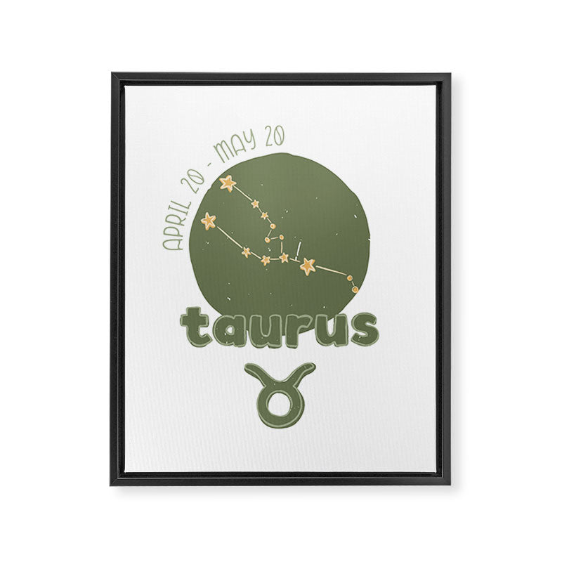 Taurus Constellation Framed Canvas Print Gallery Image 8
