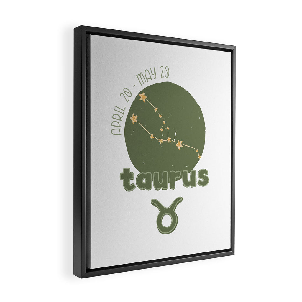 Taurus Constellation Framed Canvas Print Gallery Image 2