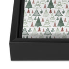 Tree Farm . Classic Christmas Framed Canvas Print Gallery Image 3