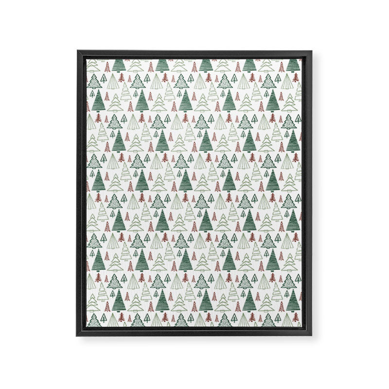 Tree Farm . Classic Christmas Framed Canvas Print Gallery Image 8