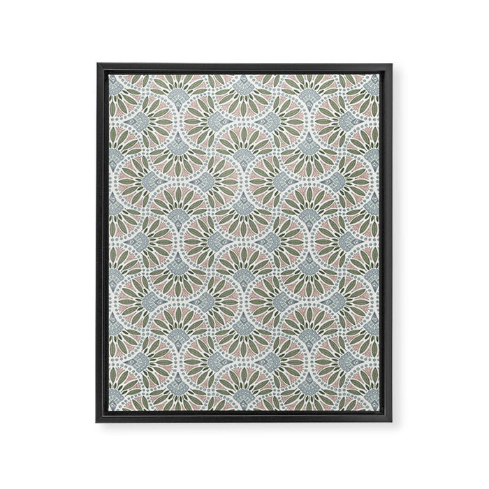 Tropical Garden Framed Canvas Print Gallery Image 1