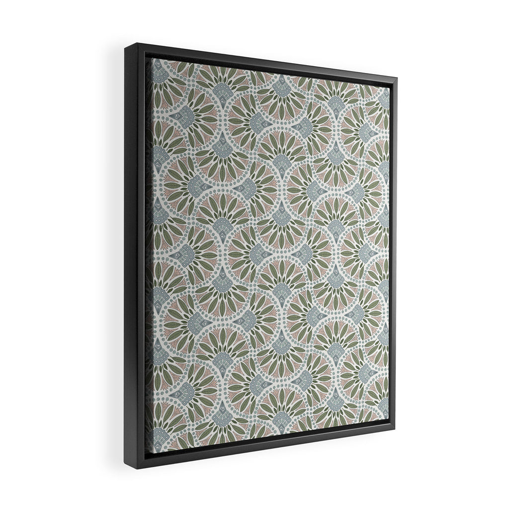 Tropical Garden Framed Canvas Print Gallery Image 2