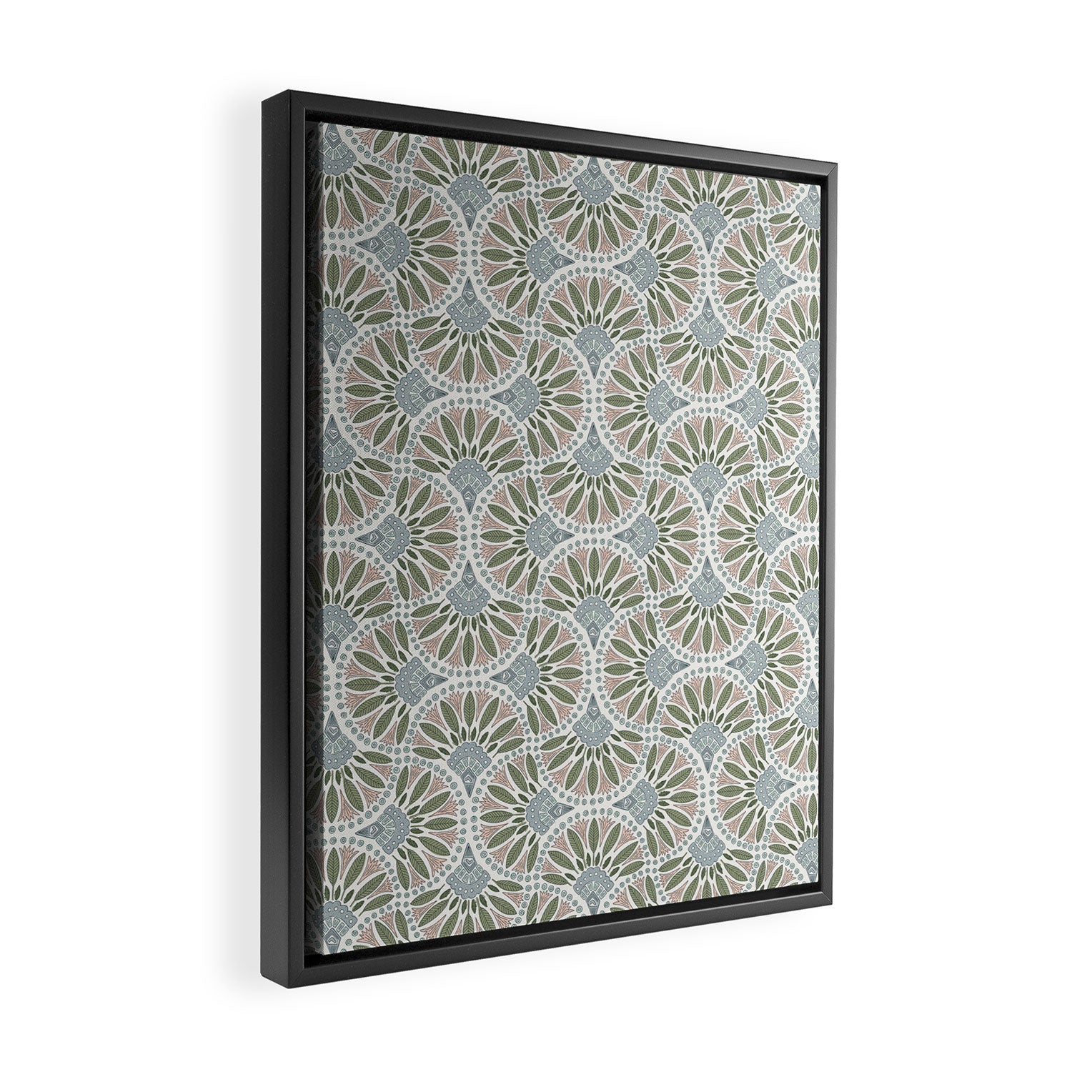 Tropical Garden Framed Canvas Print Gallery Image 2