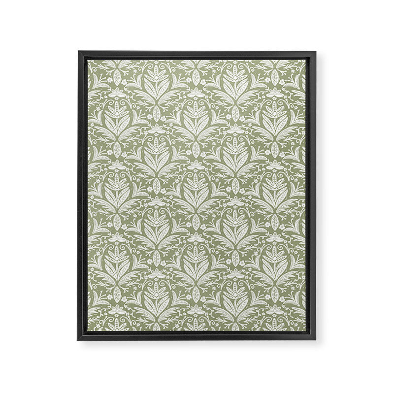 Tropical Paradise . Lush Green Framed Canvas Print Gallery Image 8