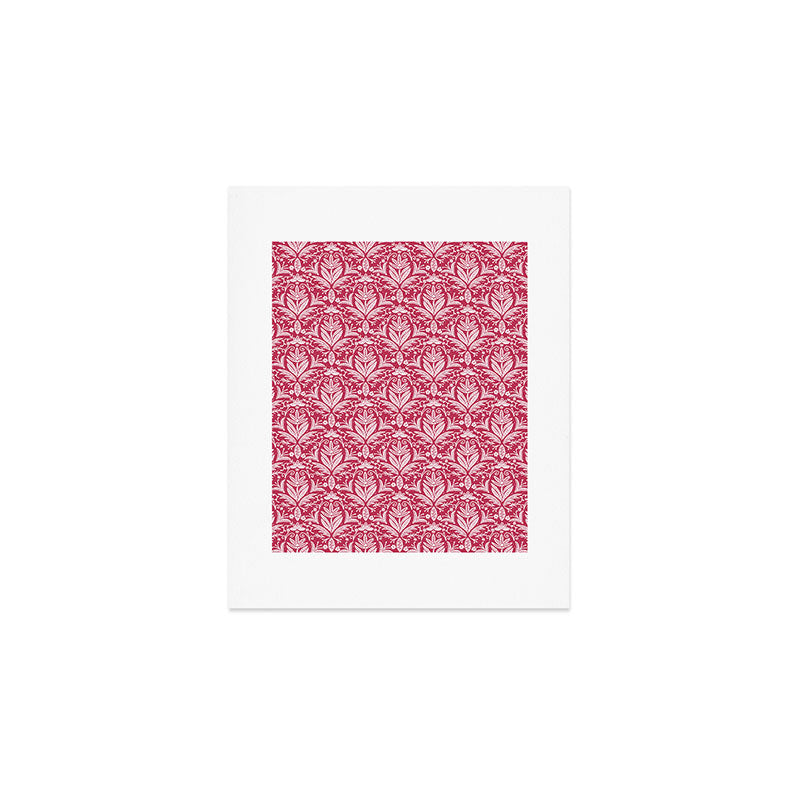 Tropical Paradise . Viva Magenta Art Print Gallery Image 1