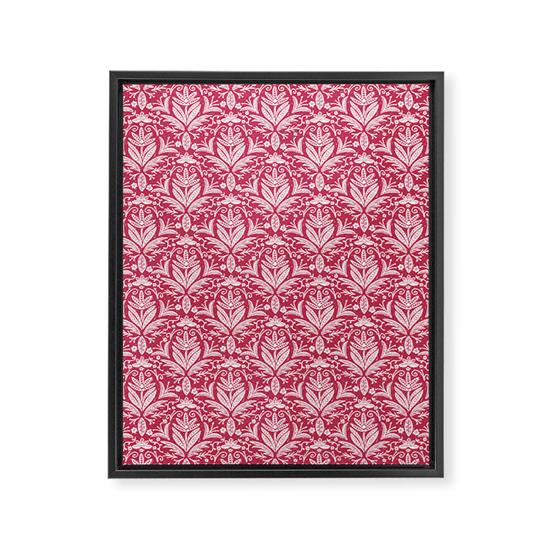 Tropical Paradise . Viva Magenta Framed Canvas Print Gallery Image 8
