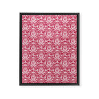 Tropical Paradise . Viva Magenta Framed Canvas Print Gallery Image 8