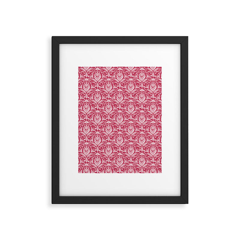 Tropical Paradise . Viva Magenta Framed Art Print Gallery Image 6