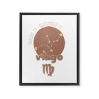 Virgo Constellation Framed Canvas Print Gallery Image 6