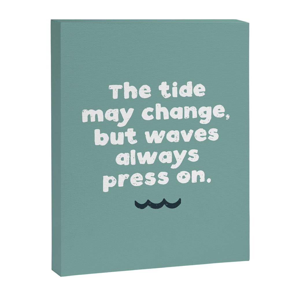 Waves Press On Canvas Print Gallery Image 8