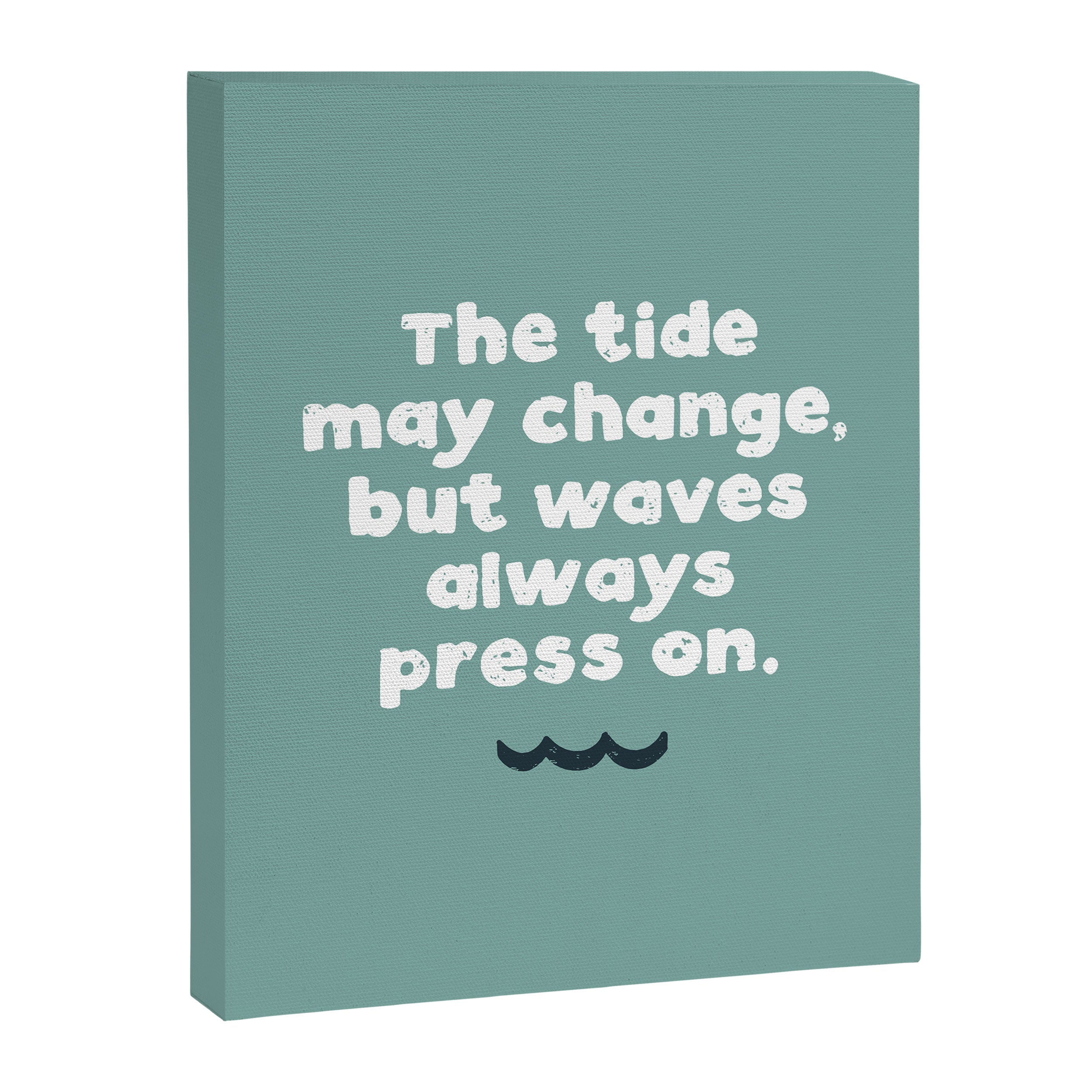 Waves Press On Canvas Print Gallery Image 8