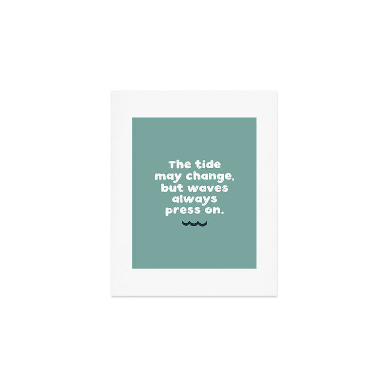 Waves Press On Art Print Gallery Image 1