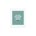 Waves Press On Art Print Gallery Image 1