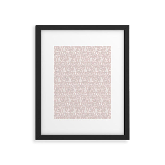 Whimsical Christmas trees Framed Art Print Gallery Image 1