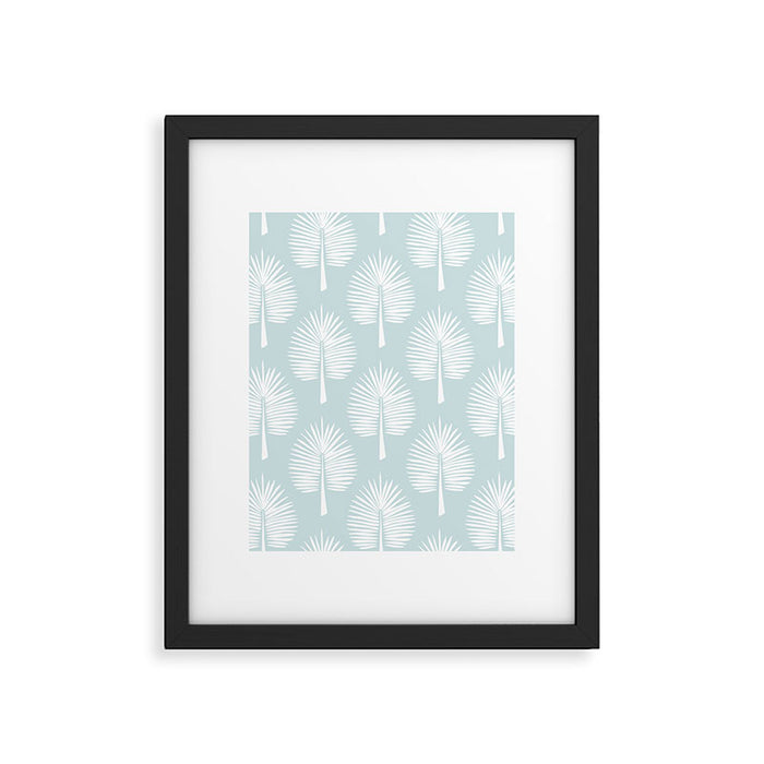 Wide Palm | Open Sky Framed Art Print Gallery Image 1