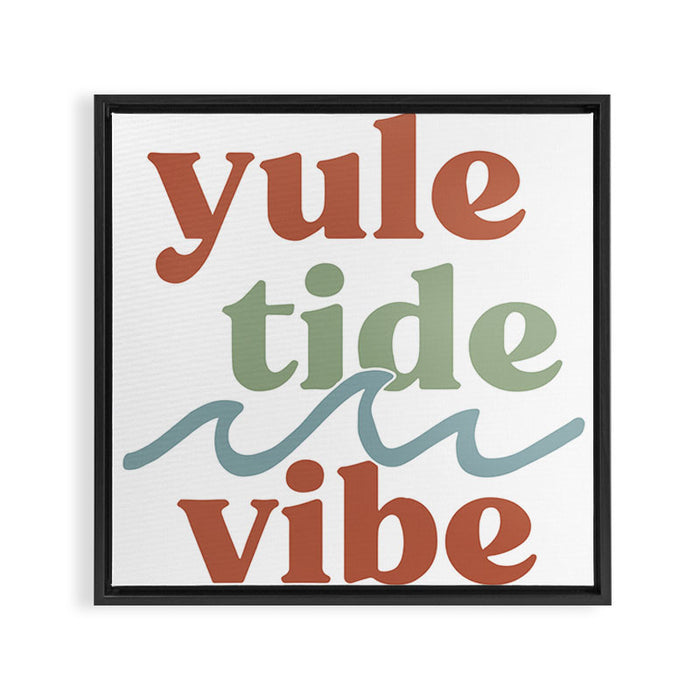 YuleTide Vibe Framed Canvas Print Gallery Image 1