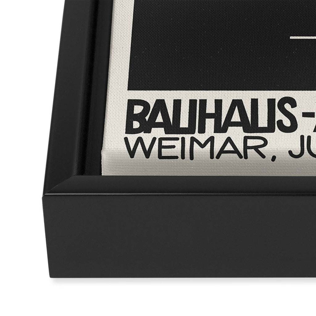 Bauhaus Exhibition Poster Weimar 1923 Framed Canvas Print Gallery Image 3