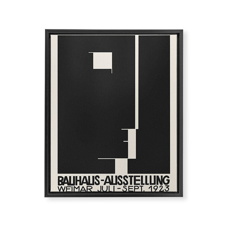 Bauhaus Exhibition Poster Weimar 1923 Framed Canvas Print Gallery Image 6