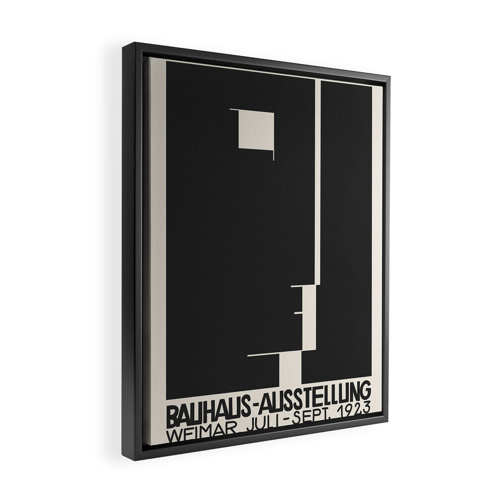 Bauhaus Exhibition Poster Weimar 1923 Framed Canvas Print Gallery Image 2