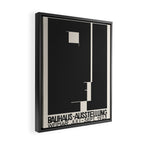 Bauhaus Exhibition Poster Weimar 1923 Framed Canvas Print Gallery Image 2