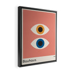 Bauhaus Eyes on Pink 1919 Framed Canvas Print Gallery Image 2