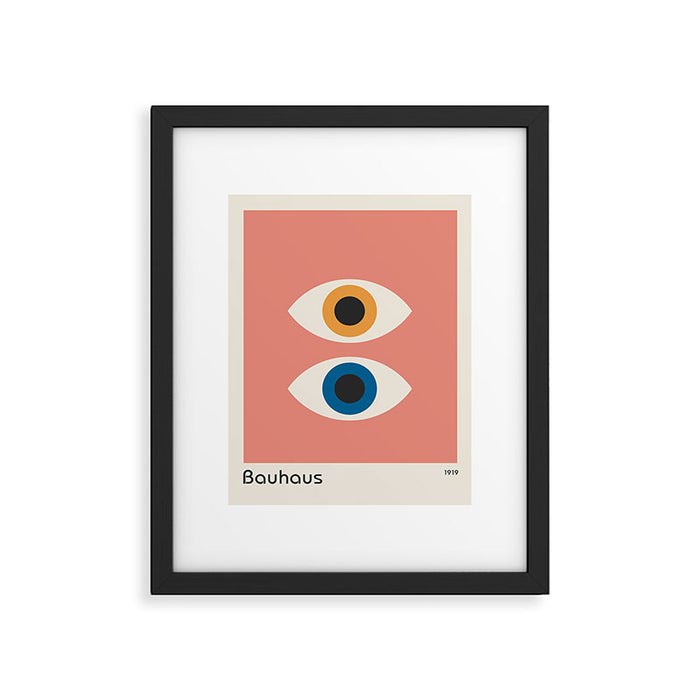 Bauhaus Eyes on Pink 1919 Framed Art Print Gallery Image 1