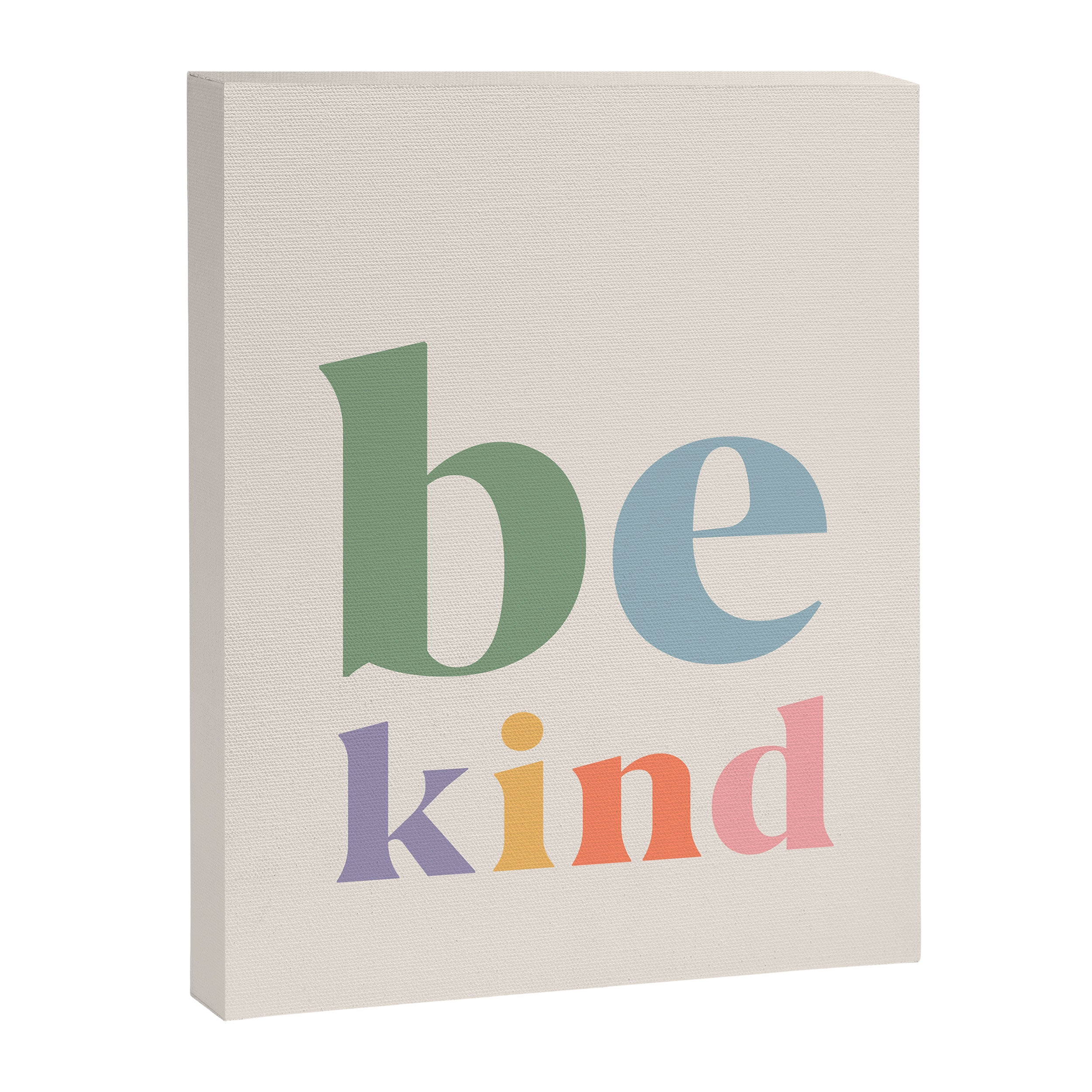 Be Kind Inspirational Quote Danish Pastel Print Canvas Print Gallery Image 6
