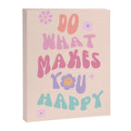 Danish Pastel Retro Inspirational Quote Canvas Print Gallery Image 6