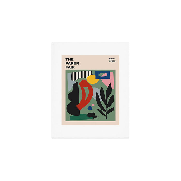 Eclectic Colorful Cutouts Print Matisse Mirò Inspired 3 Art Print Gallery Image 1