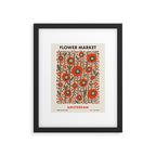 Flower Market Amsterdam, Abstract Modern Floral Print Framed Art Print Gallery Image 5