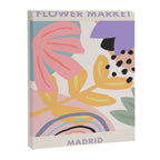 Flower Market Madrid, Pastel Edition Canvas Print Gallery Image 6