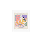 Flower Market Madrid, Pastel Edition Art Print Gallery Image 1