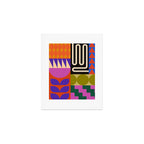 Geometric Bold Colorful Play Pattern Art Print Gallery Image 1