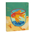 Golden Fish in a Bowl Matisse Inspired Painting Canvas Print Gallery Image 6
