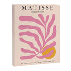 Matisse Cut Out Pink Leaf Canvas Print Gallery Image 3