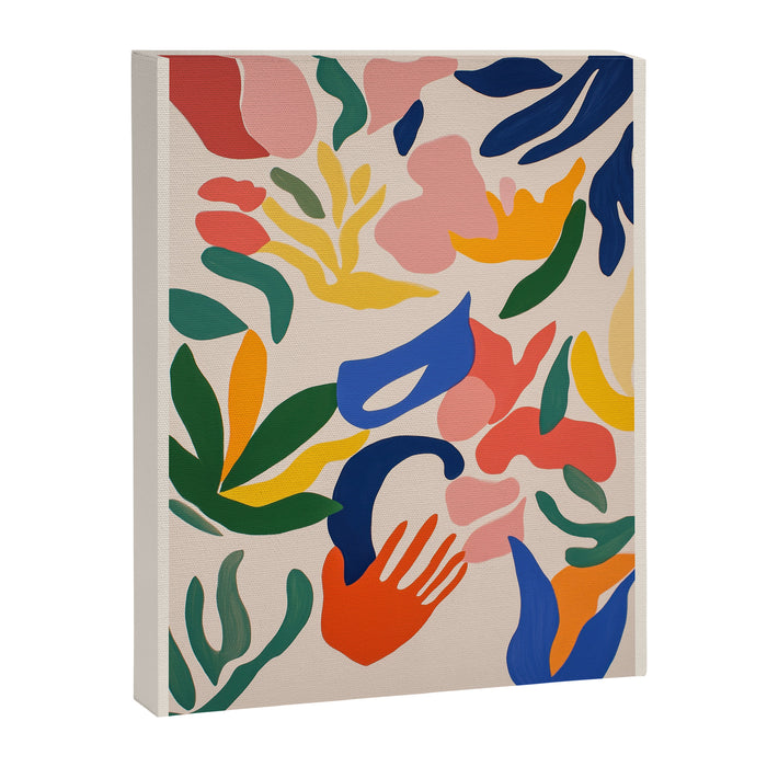 Matisse Style Abstract Cut Outs Illustrations Canvas Print Gallery Image 1