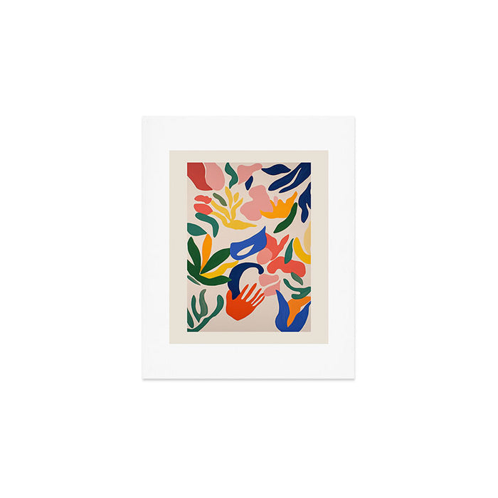 Matisse Style Abstract Cut Outs Illustrations Art Print Gallery Image 1